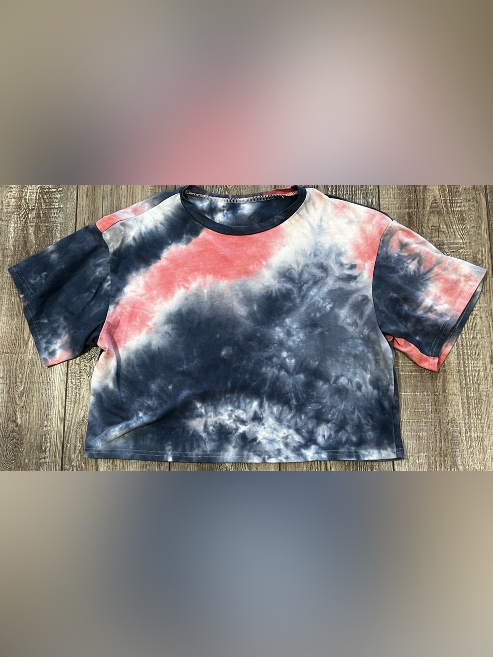 Women's Tie Dyed Crop Top Size Large 12/14